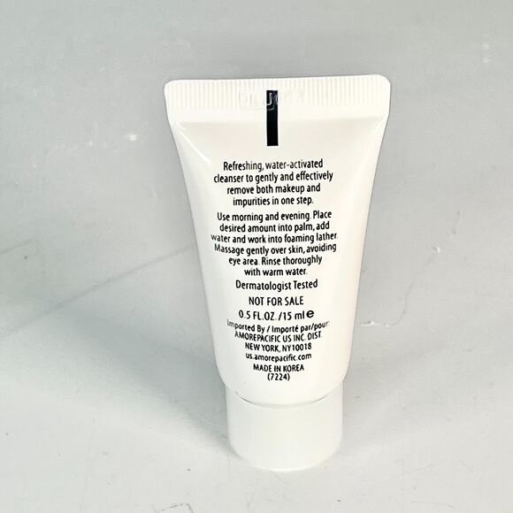 AmorePacific Treatment Cleansing Foam Face Wash Amino Acids Travel .5 fl oz 15ml - Picture 8 of 9